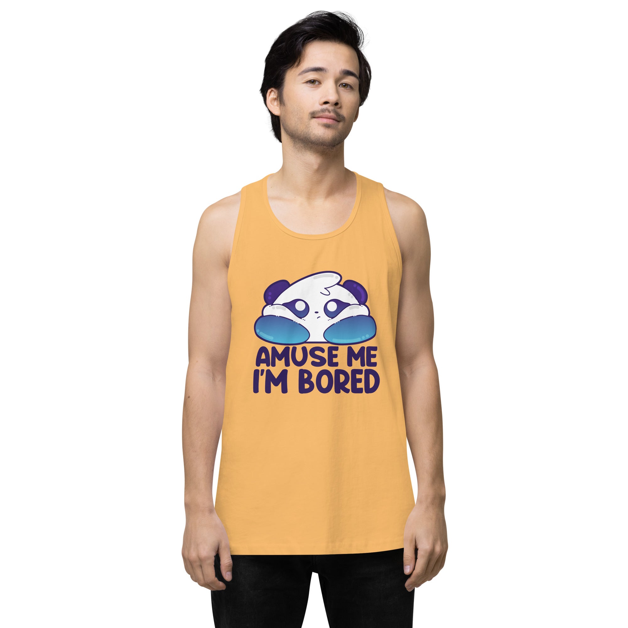 AMUSE ME IM BORED - Premium Tank Top - ChubbleGumLLC