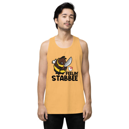 FEELIN STABBEE - Premium Tank Top - ChubbleGumLLC