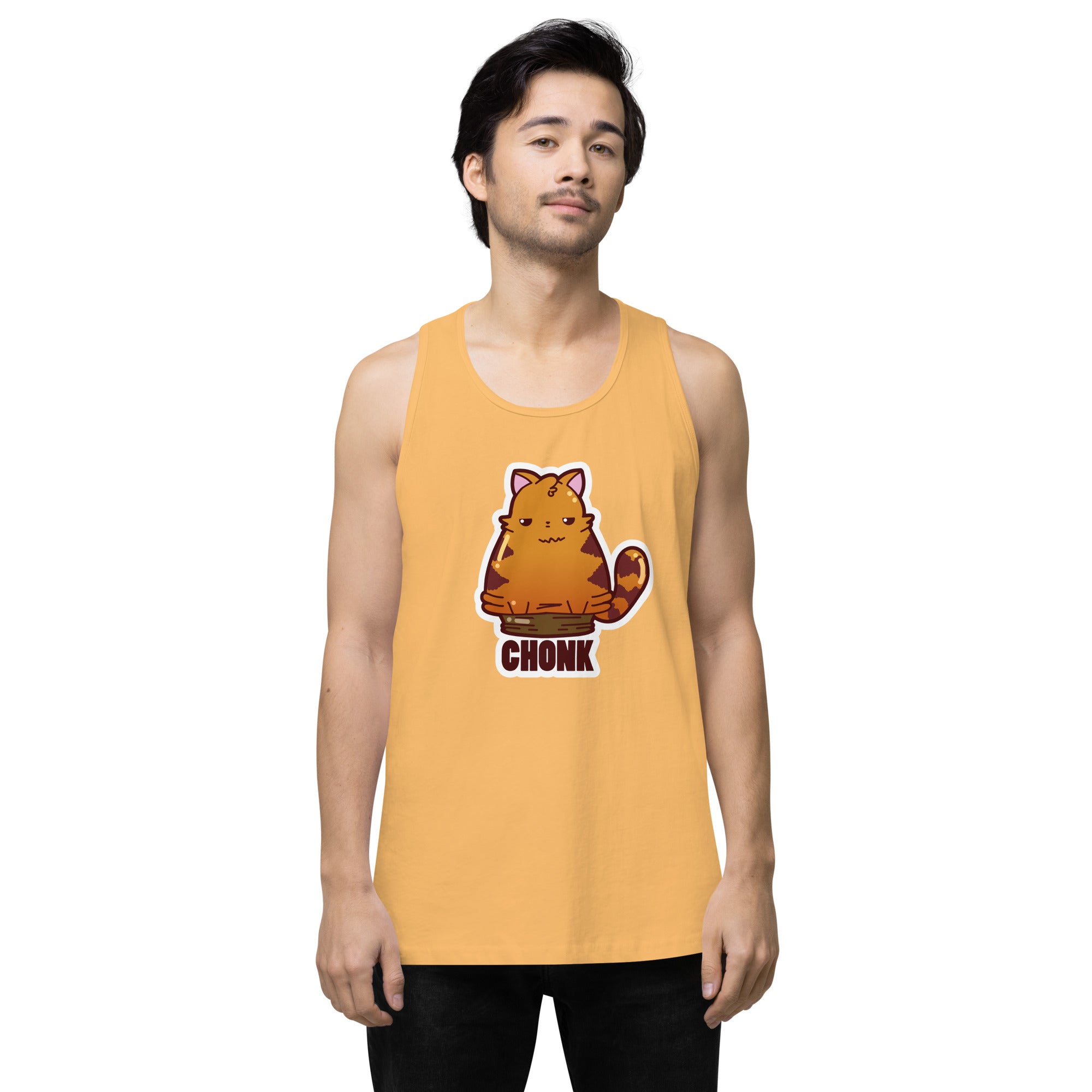 CHONK - Premium Tank Top - ChubbleGumLLC