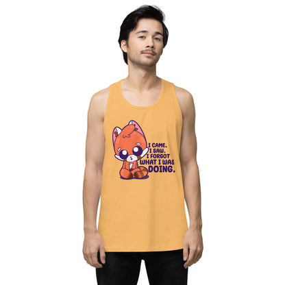 I CAME I SAW I FORGOT - Premium Tank Top