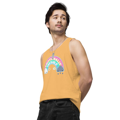 EMOTIONALLY UNSTABLE - Premium Tank Top - ChubbleGumLLC