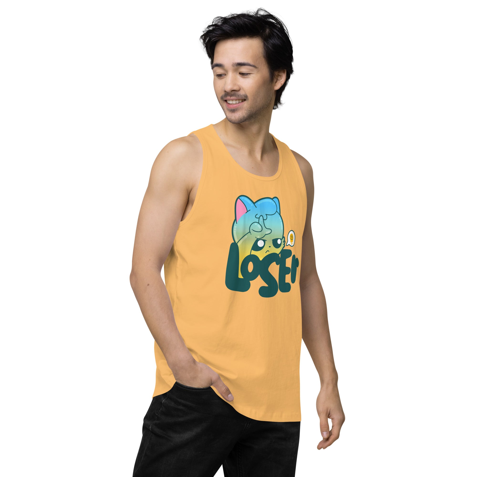 LOSER - Premium Tank Top - ChubbleGumLLC