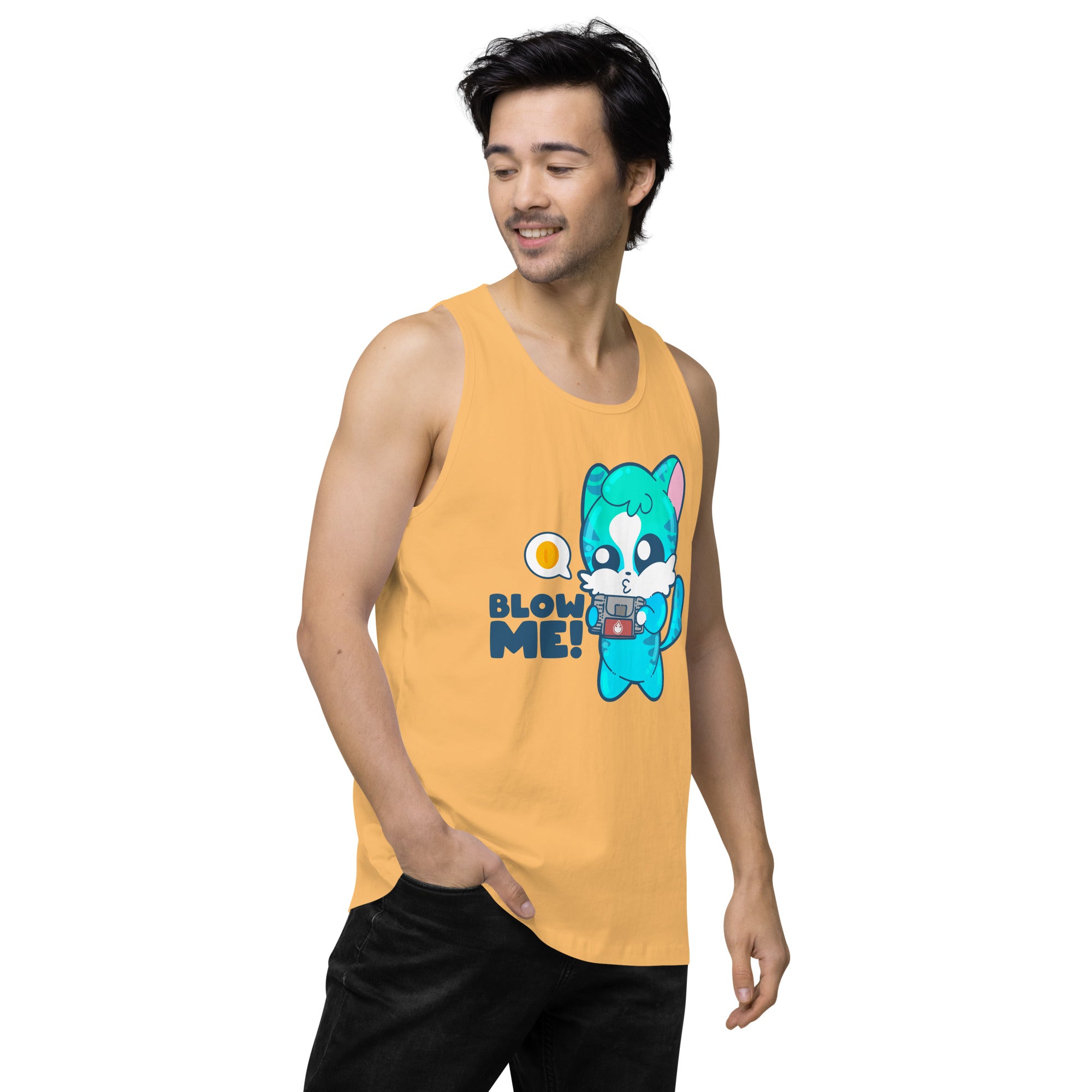 BLOW ME - Premium Tank Top - ChubbleGumLLC