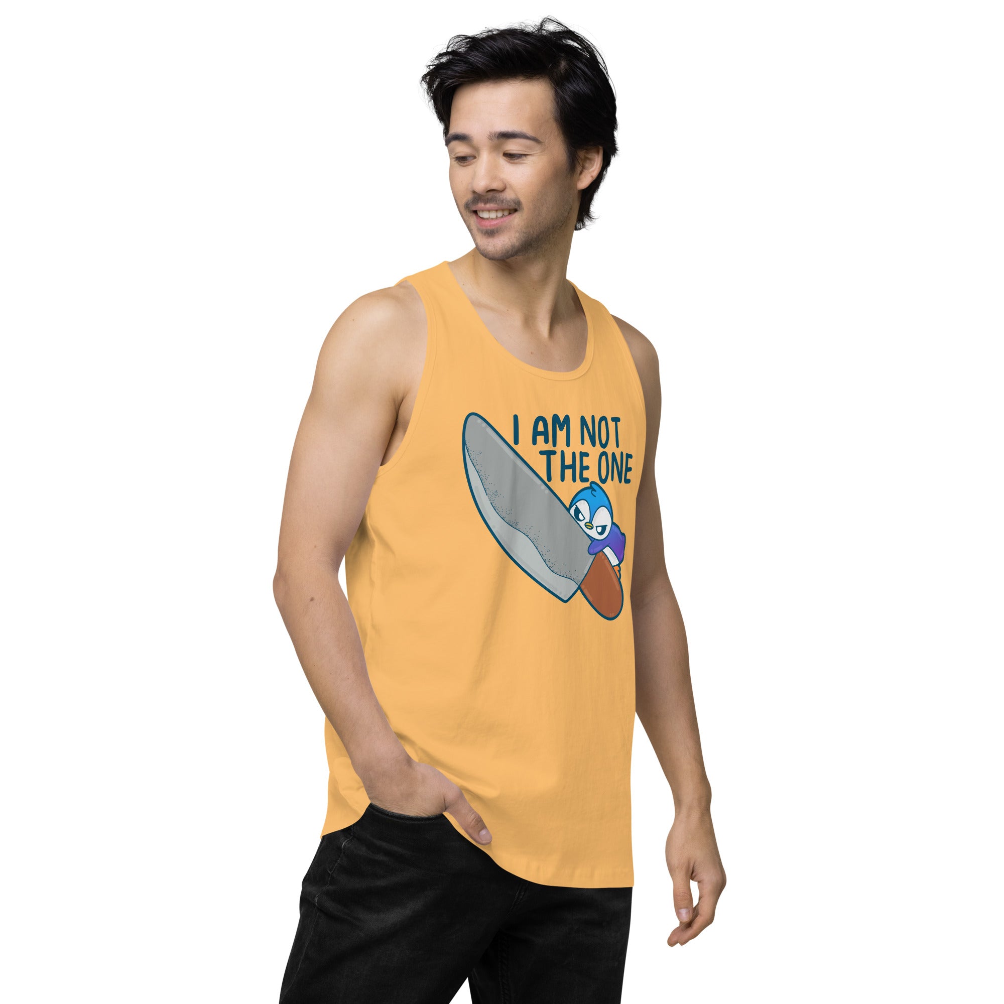 I AM NOT THE ONE - Premium Tank Top - ChubbleGumLLC