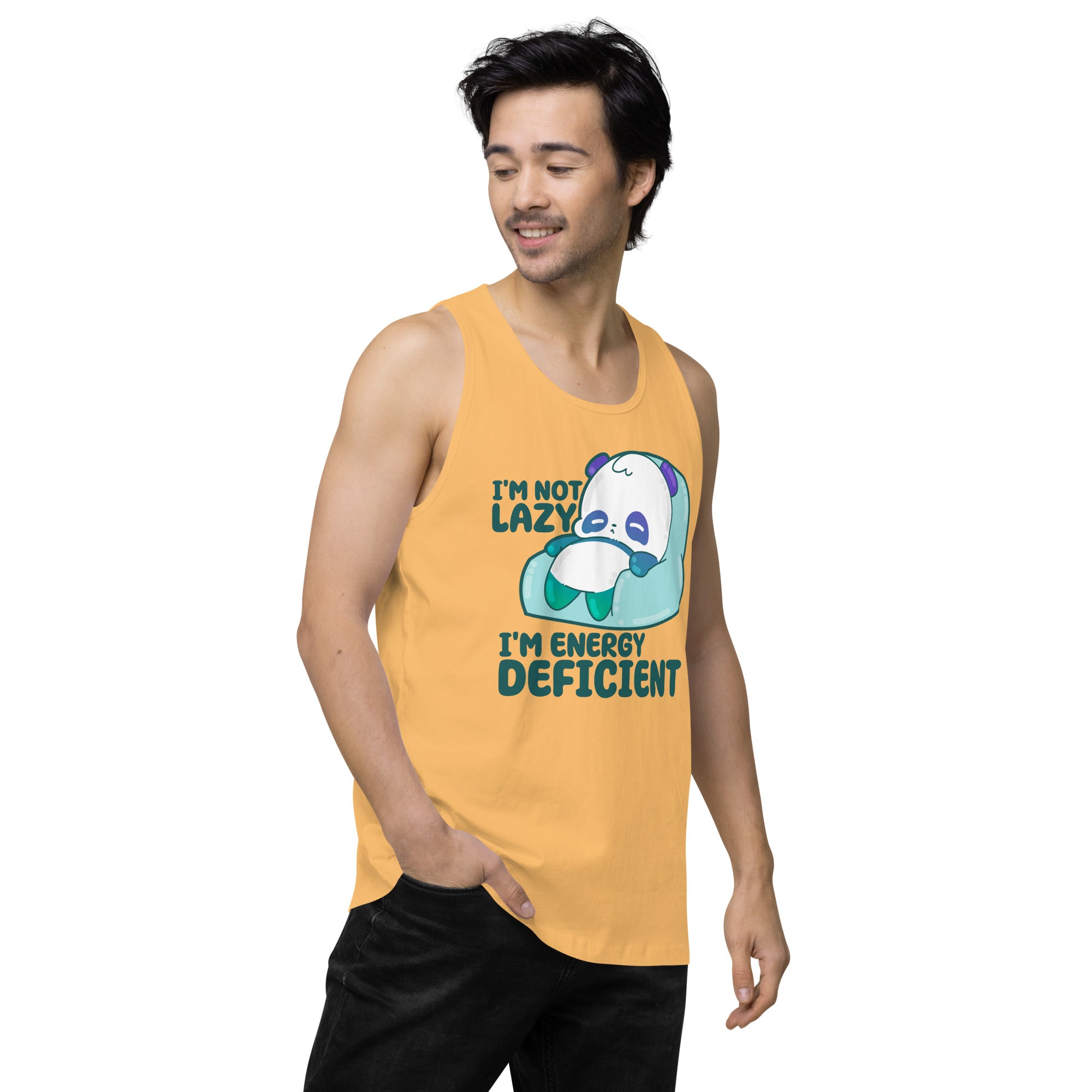 IM NOT LAZY - Premium Tank Top - ChubbleGumLLC