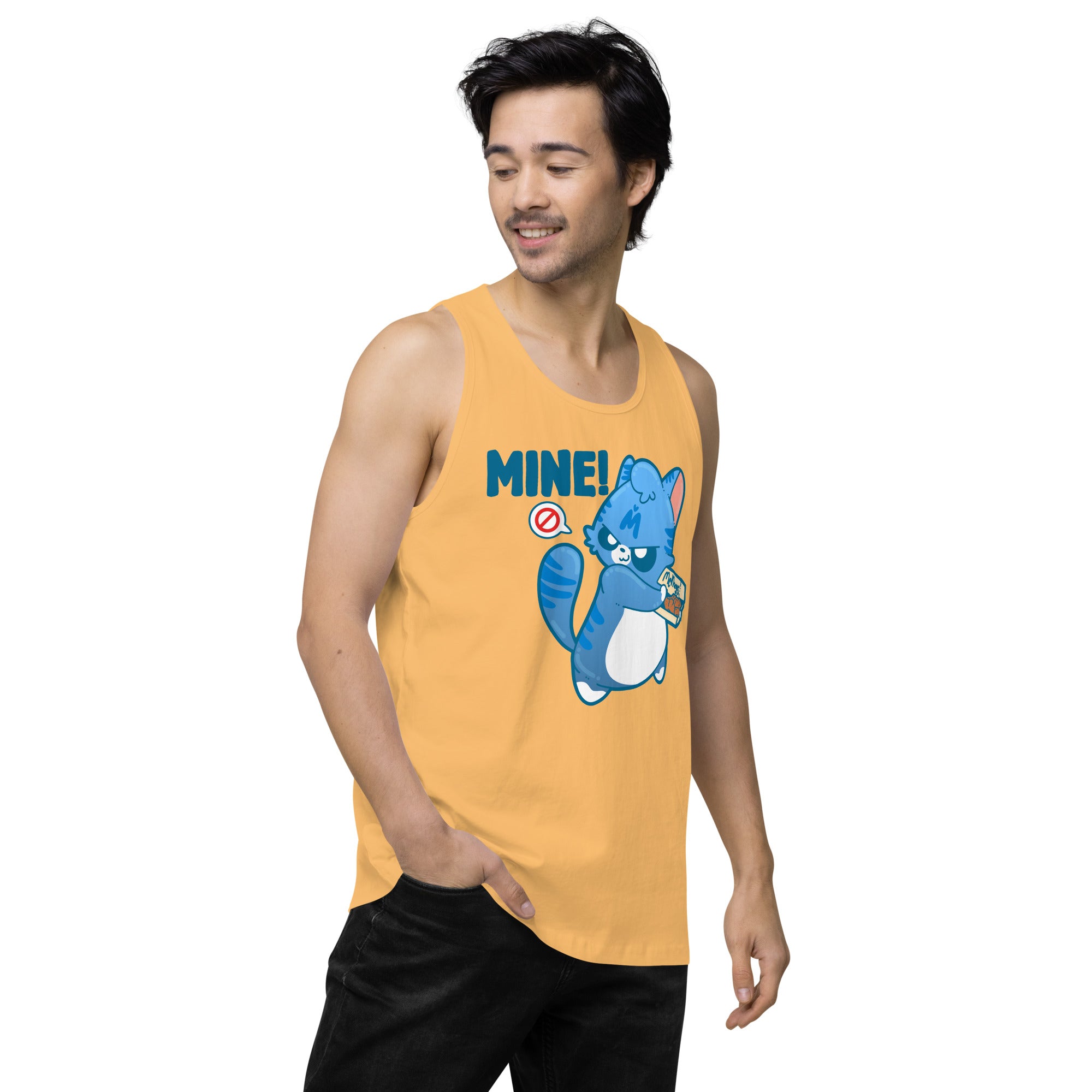 MINE - Premium Tank Top - ChubbleGumLLC