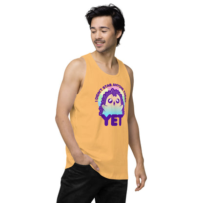 I DIDNT STAB ANYONE TODAY YET - Premium Tank Top - ChubbleGumLLC