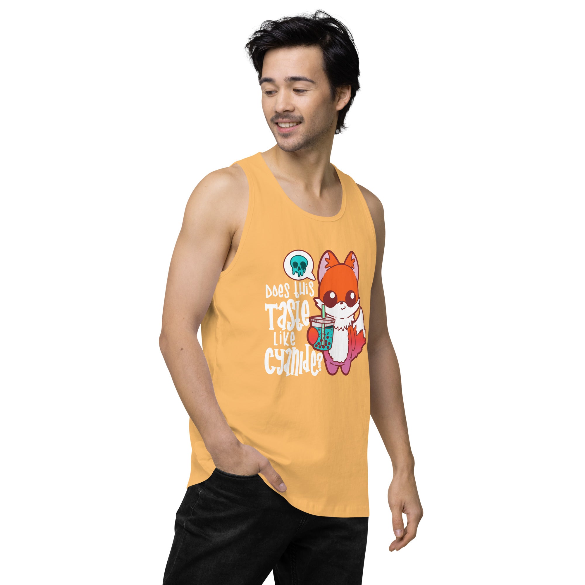 DOES THIS TASTE LIKE CYANIDE - Modded Premium Tank Top - ChubbleGumLLC