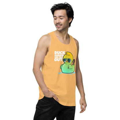 DUCK AROUND AND FIND OUT - Modded Premium Tank Top - ChubbleGumLLC