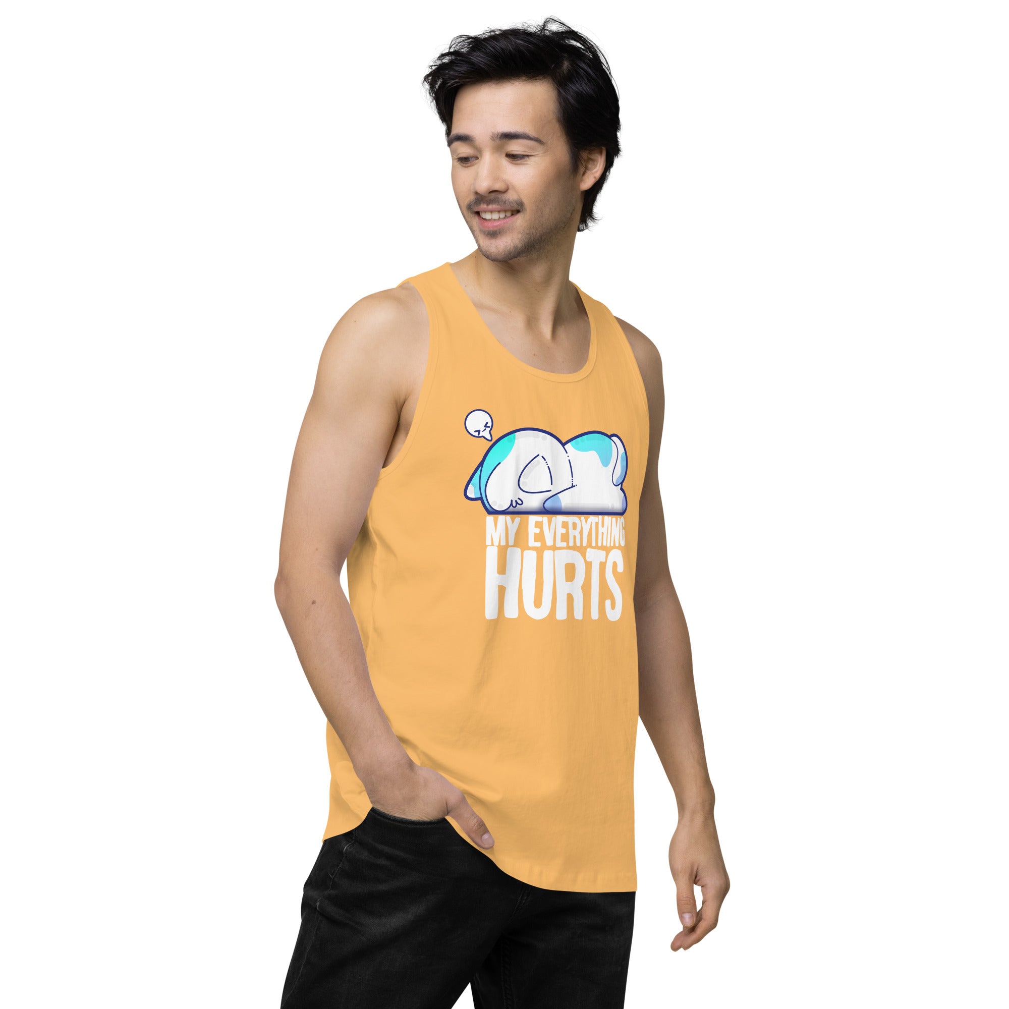 MY EVERYTHING HURTS - Modified Premium Tank Top - ChubbleGumLLC