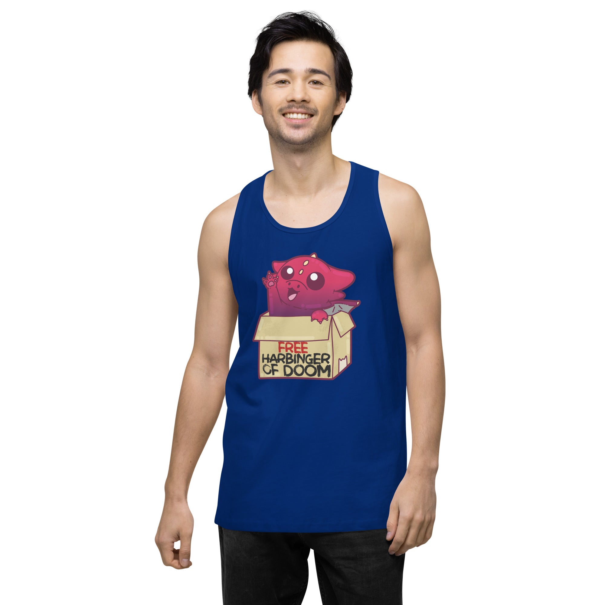 FREE HARBINGER OF DOOM - Premium Tank Top - ChubbleGumLLC