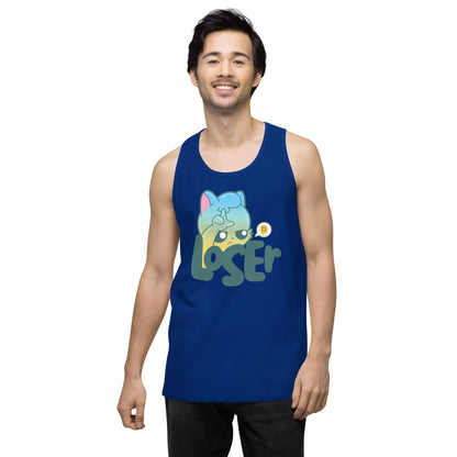 LOSER - Premium Tank Top - ChubbleGumLLC