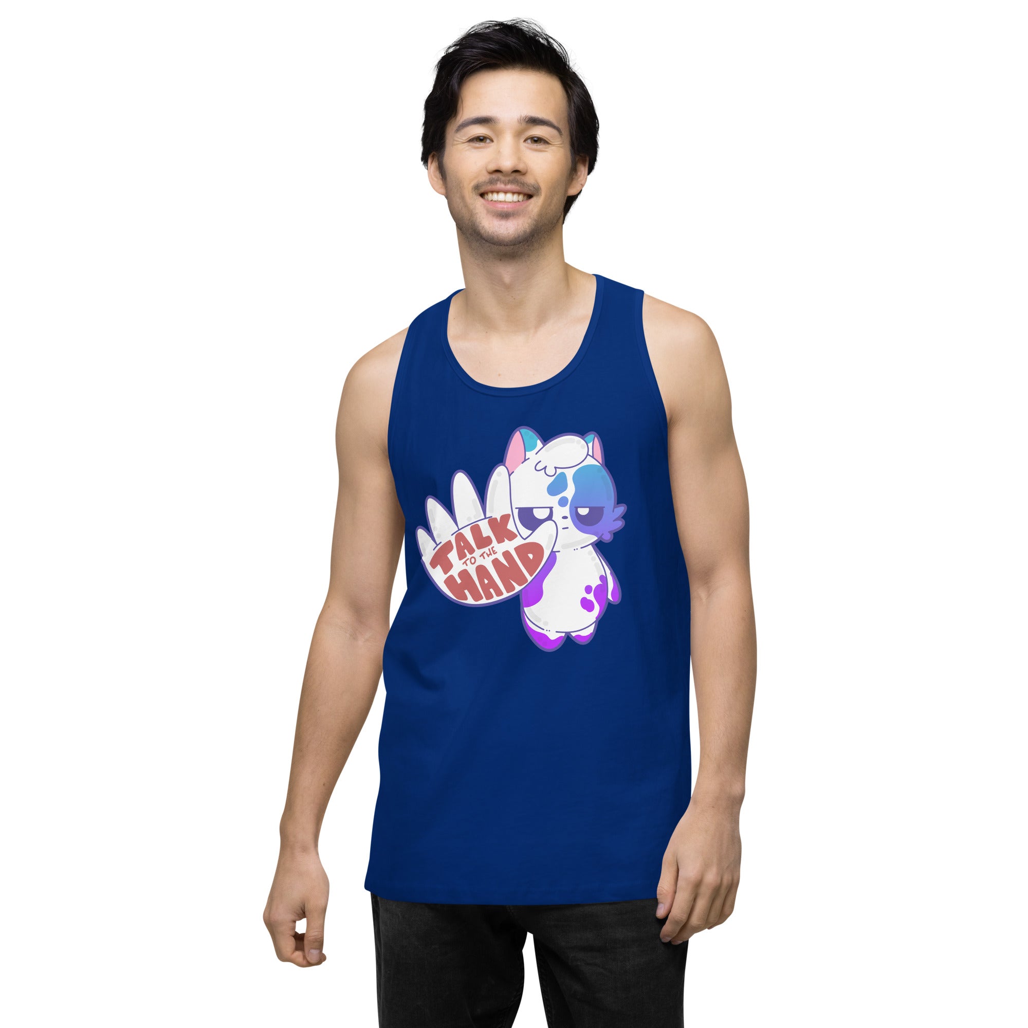 TALK TO THE HAND - Premium Tank Top - ChubbleGumLLC