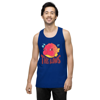 THIS BLOWS - Premium Tank Top - ChubbleGumLLC