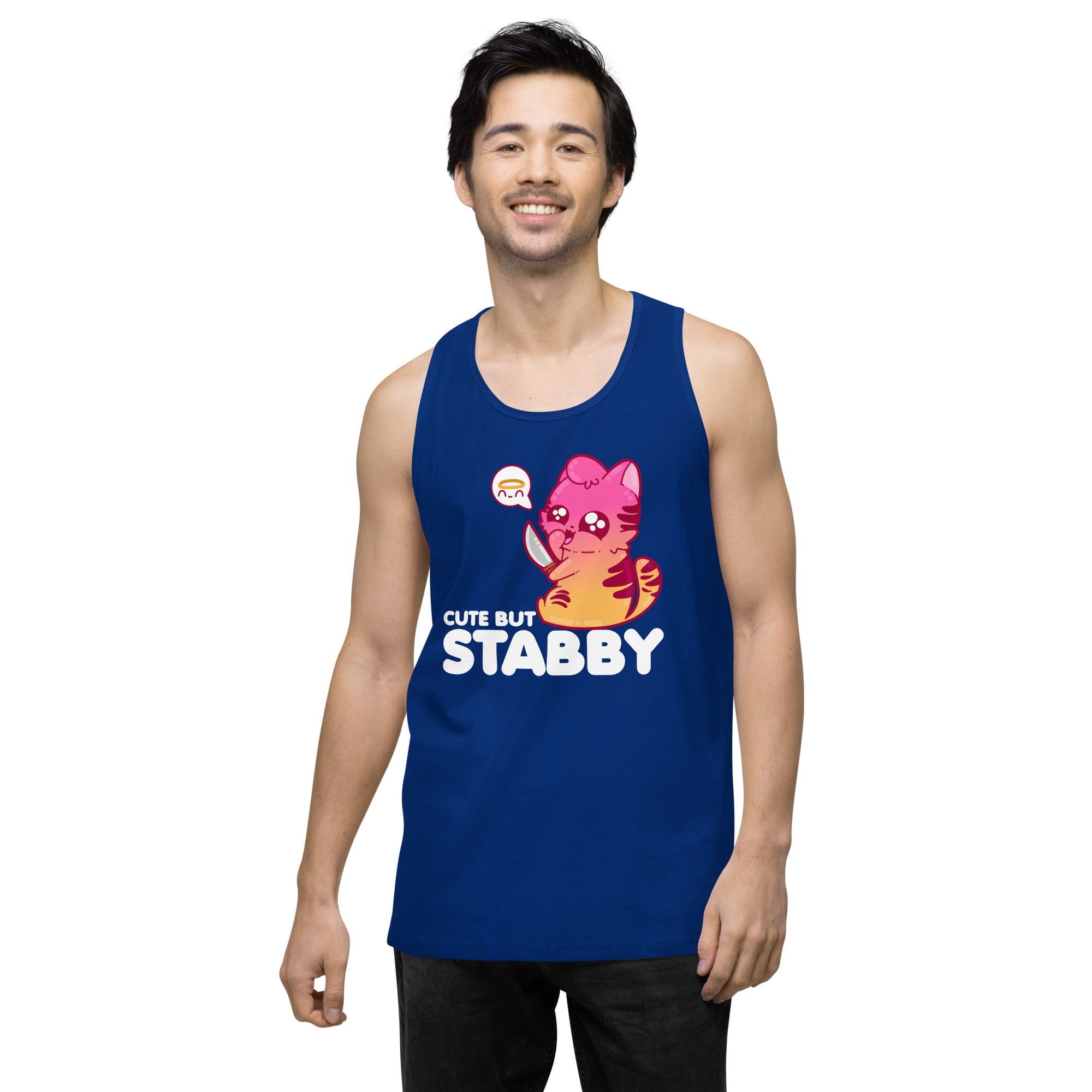 CUTE BUT STABBY - Modified Premium Tank Top - ChubbleGumLLC