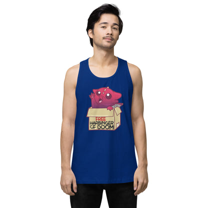 FREE HARBINGER OF DOOM - Premium Tank Top - ChubbleGumLLC