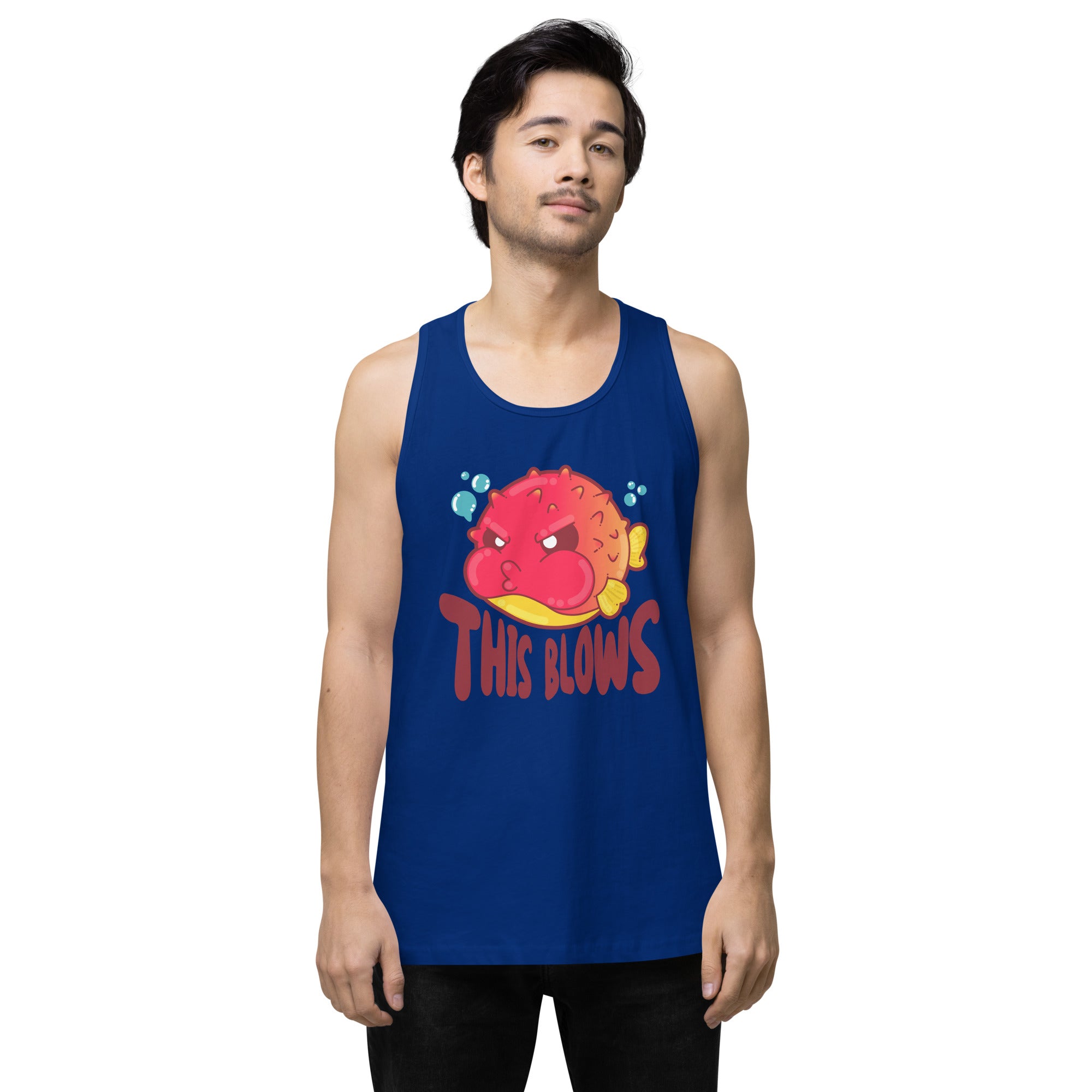 THIS BLOWS - Premium Tank Top - ChubbleGumLLC