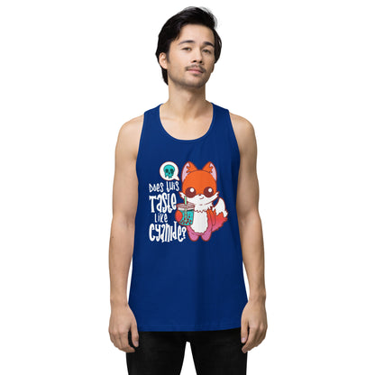 DOES THIS TASTE LIKE CYANIDE - Modded Premium Tank Top - ChubbleGumLLC