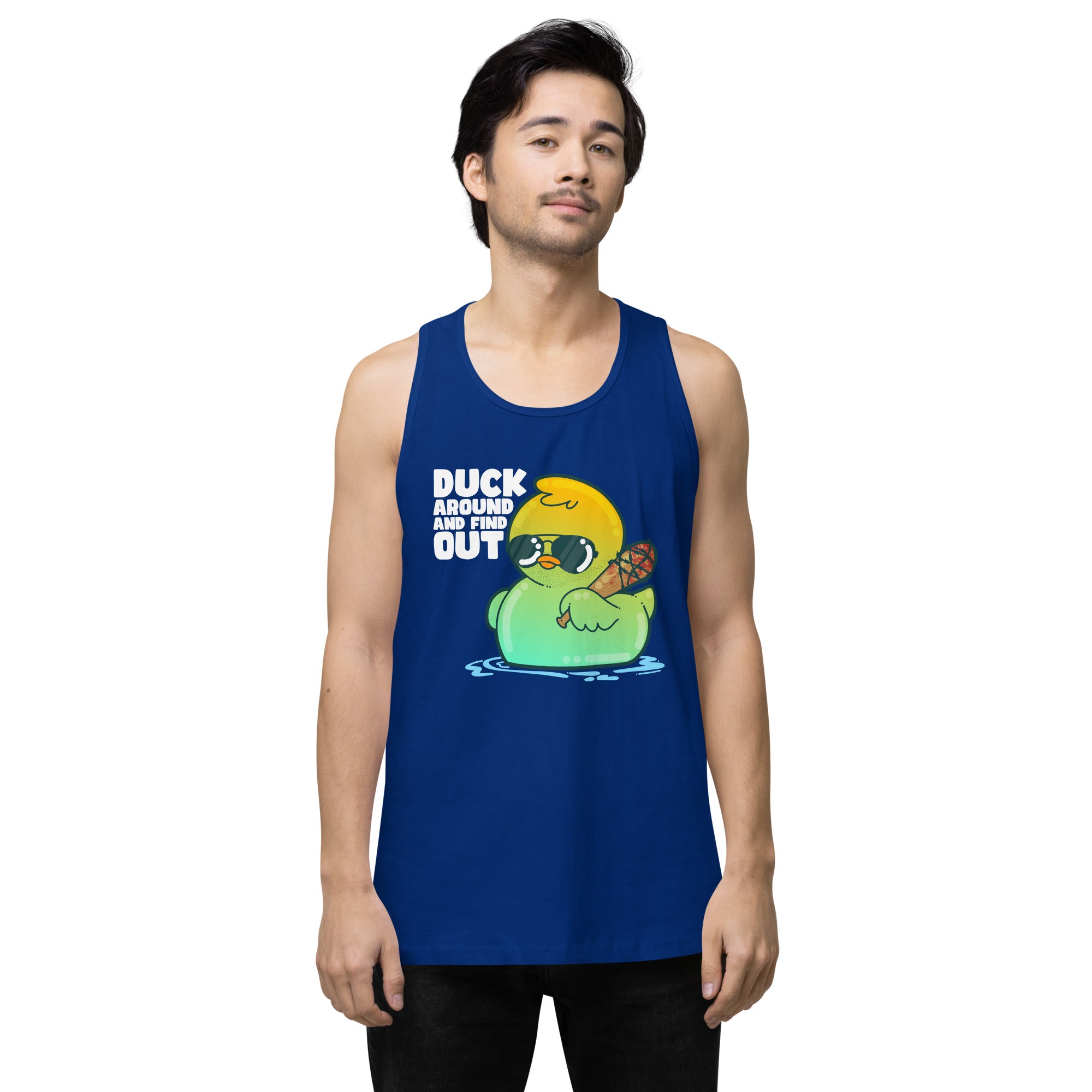 DUCK AROUND AND FIND OUT - Modded Premium Tank Top - ChubbleGumLLC