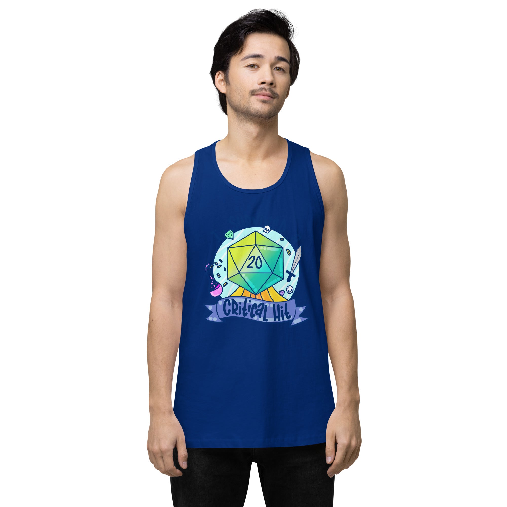 I SURVIVED A CRITICAL HIT - Tank Top - ChubbleGumLLC