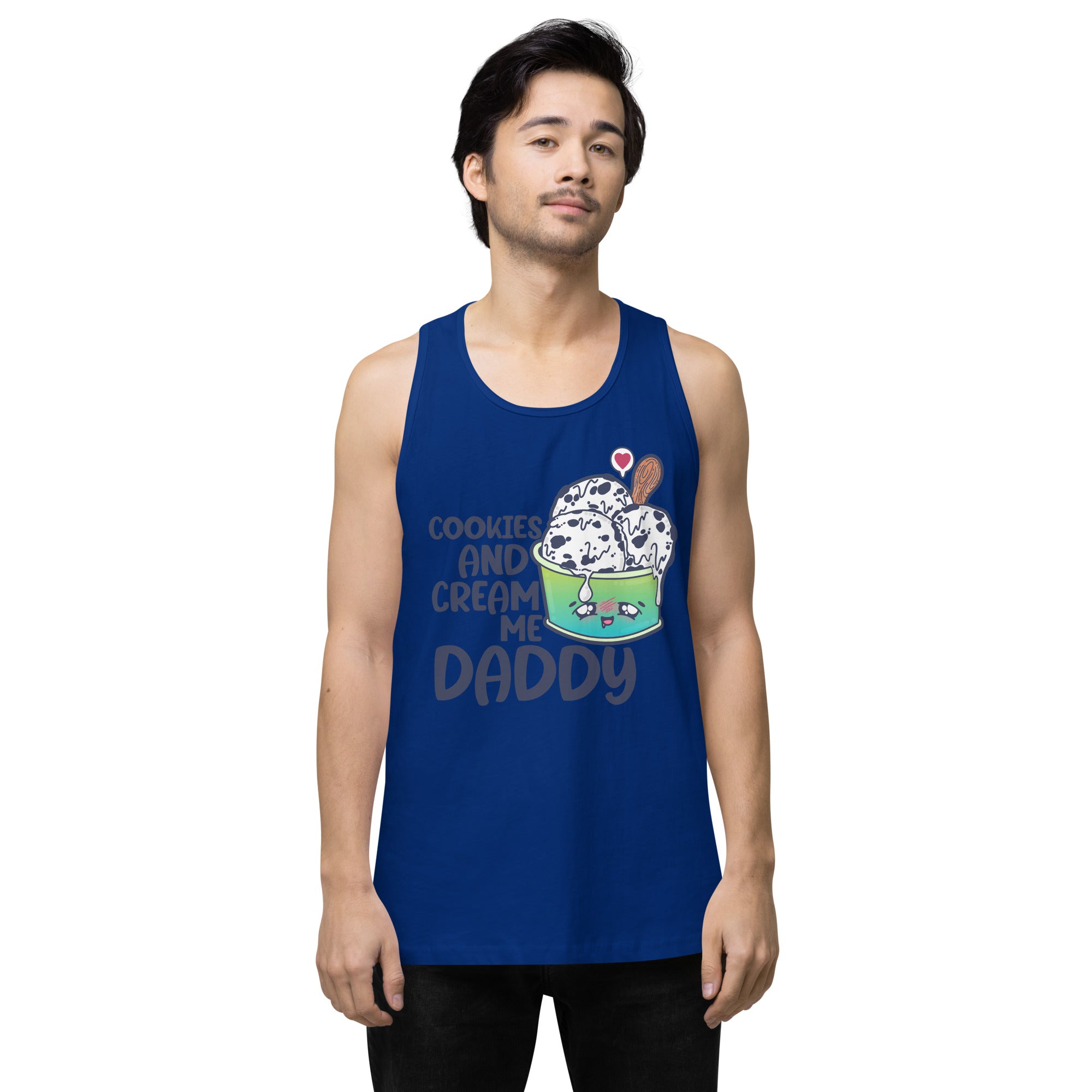 COOKIES AND CREAM ME DADDY - Tank Top - ChubbleGumLLC