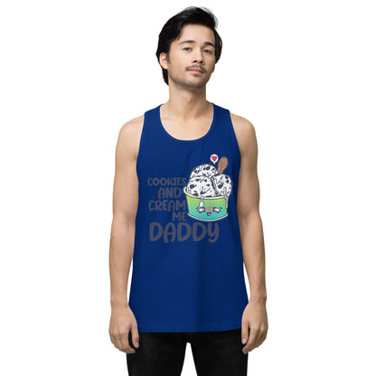 COOKIES AND CREAM ME DADDY - Tank Top - ChubbleGumLLC