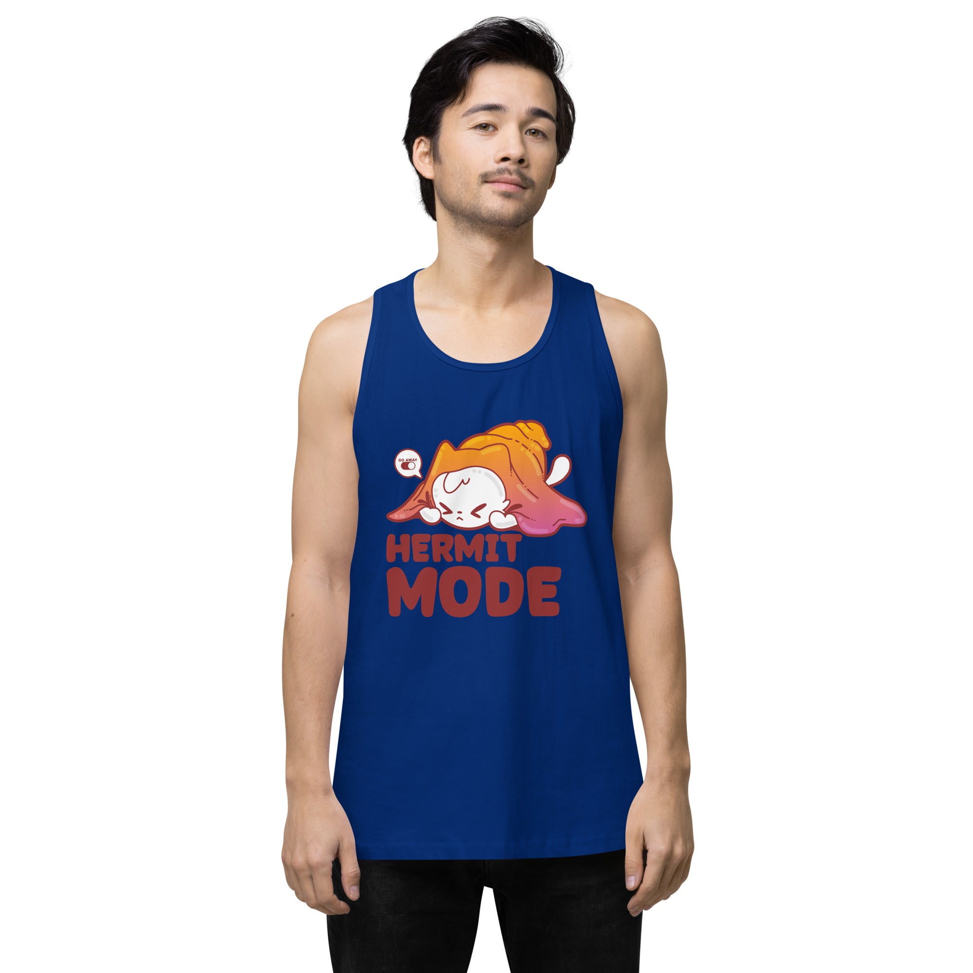 HERMIT MODE - Premium Tank Top - ChubbleGumLLC