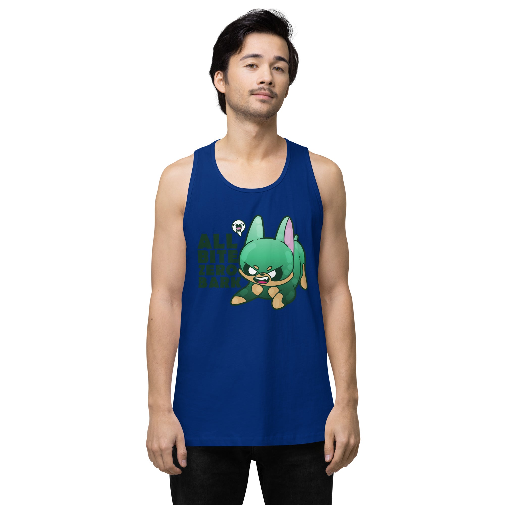 ALL BITE ZERO BARK - Premium Tank Top - ChubbleGumLLC