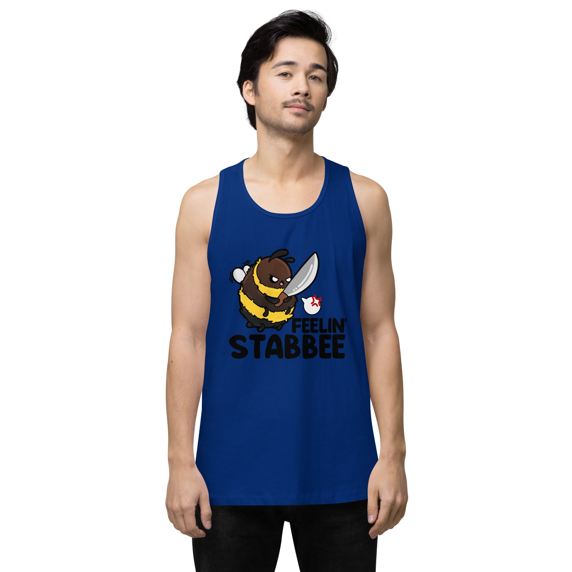 FEELIN STABBEE - Premium Tank Top - ChubbleGumLLC