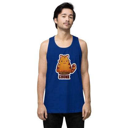 CHONK - Premium Tank Top - ChubbleGumLLC