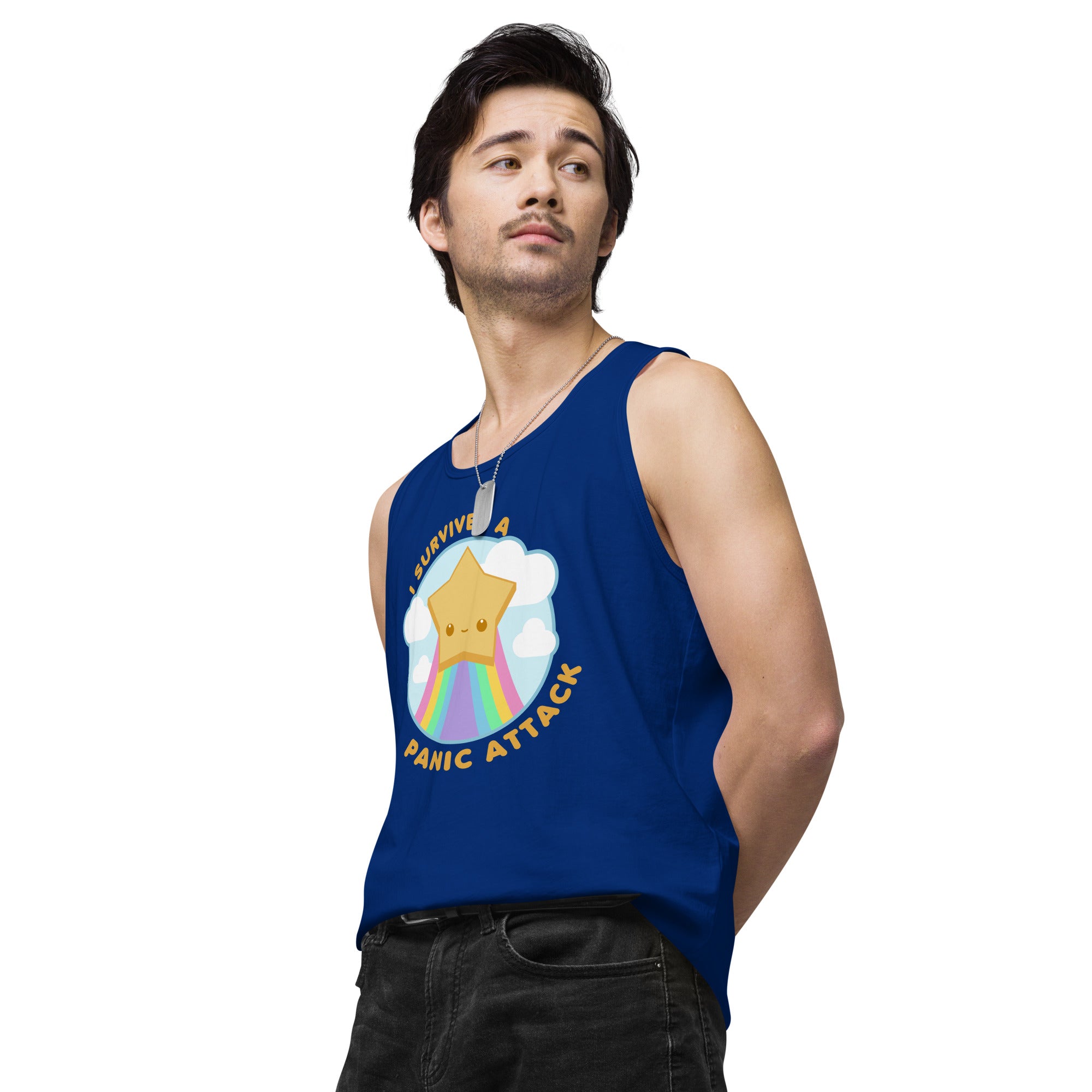 I SURVIVED A PANIC ATTACK - Premium Tank Top - ChubbleGumLLC