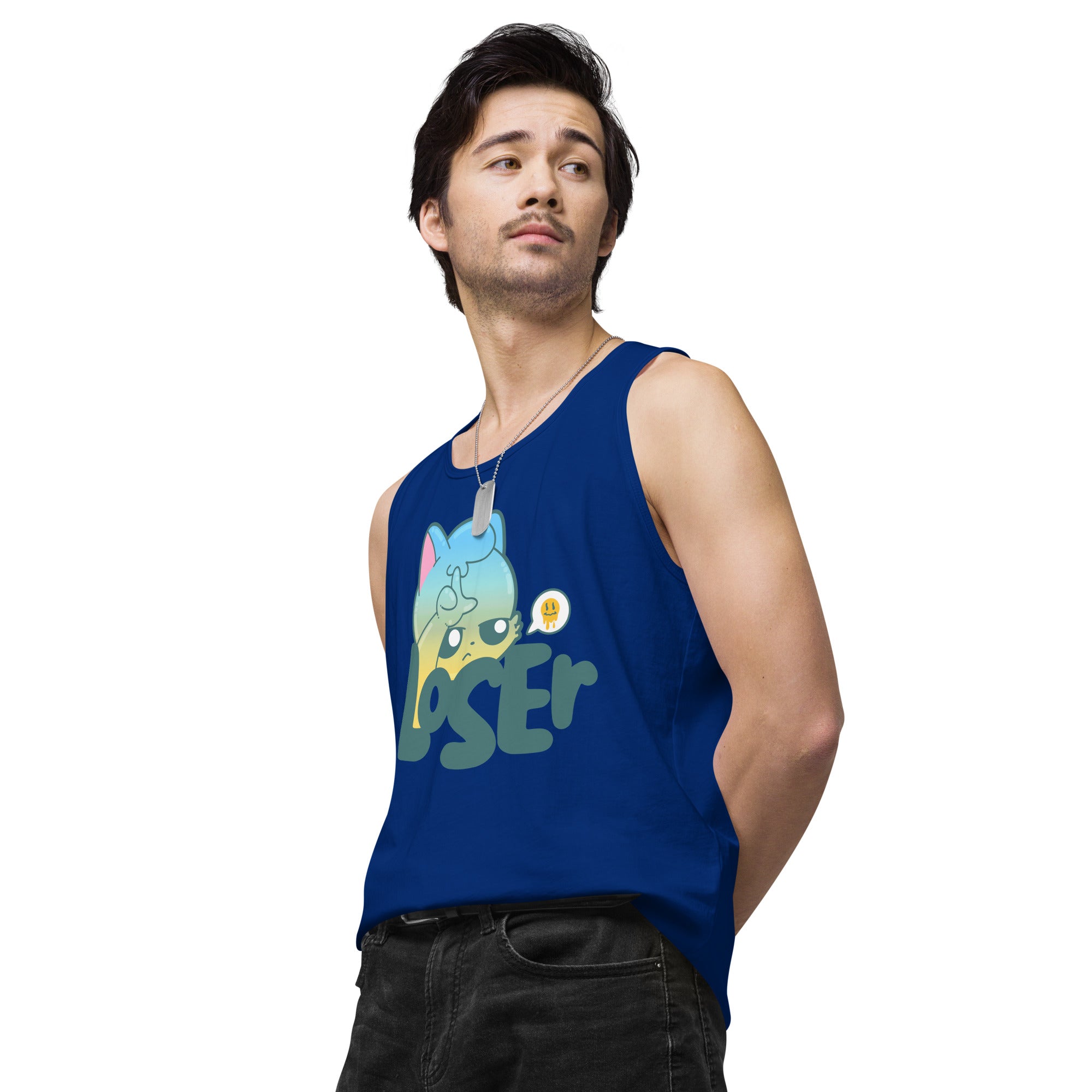 LOSER - Premium Tank Top - ChubbleGumLLC