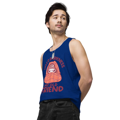 HELLO DARKNESS - Premium Tank Top - ChubbleGumLLC