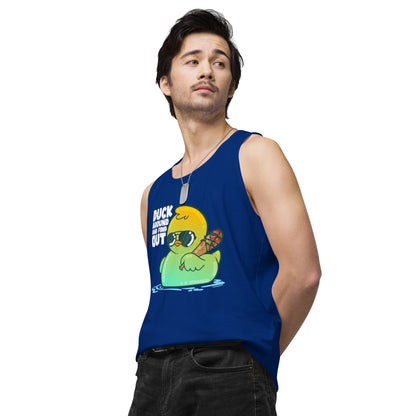 DUCK AROUND AND FIND OUT - Modded Premium Tank Top - ChubbleGumLLC