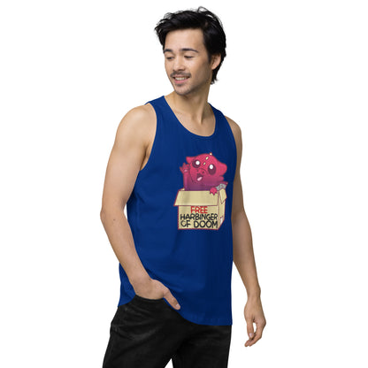 FREE HARBINGER OF DOOM - Premium Tank Top - ChubbleGumLLC