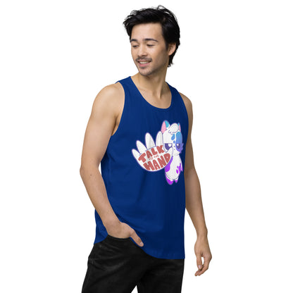 TALK TO THE HAND - Premium Tank Top - ChubbleGumLLC