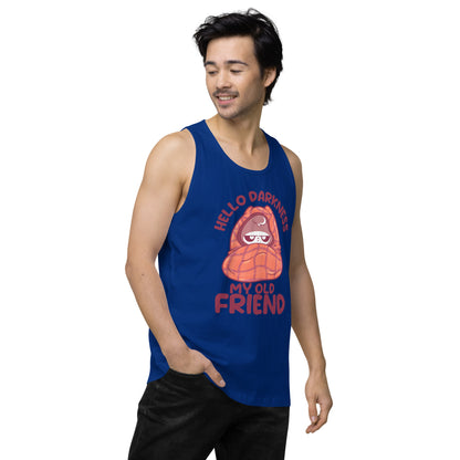 HELLO DARKNESS - Premium Tank Top - ChubbleGumLLC