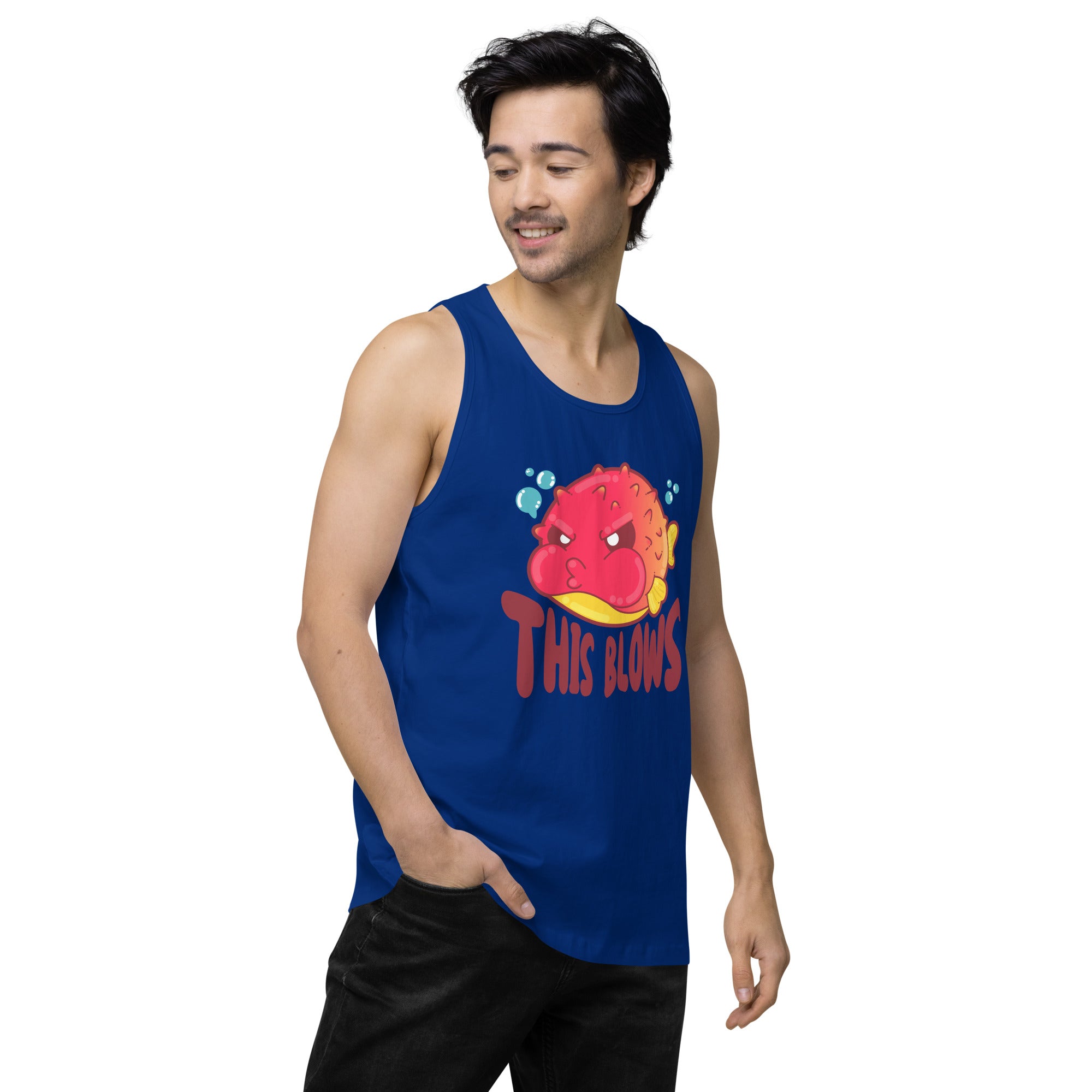 THIS BLOWS - Premium Tank Top - ChubbleGumLLC