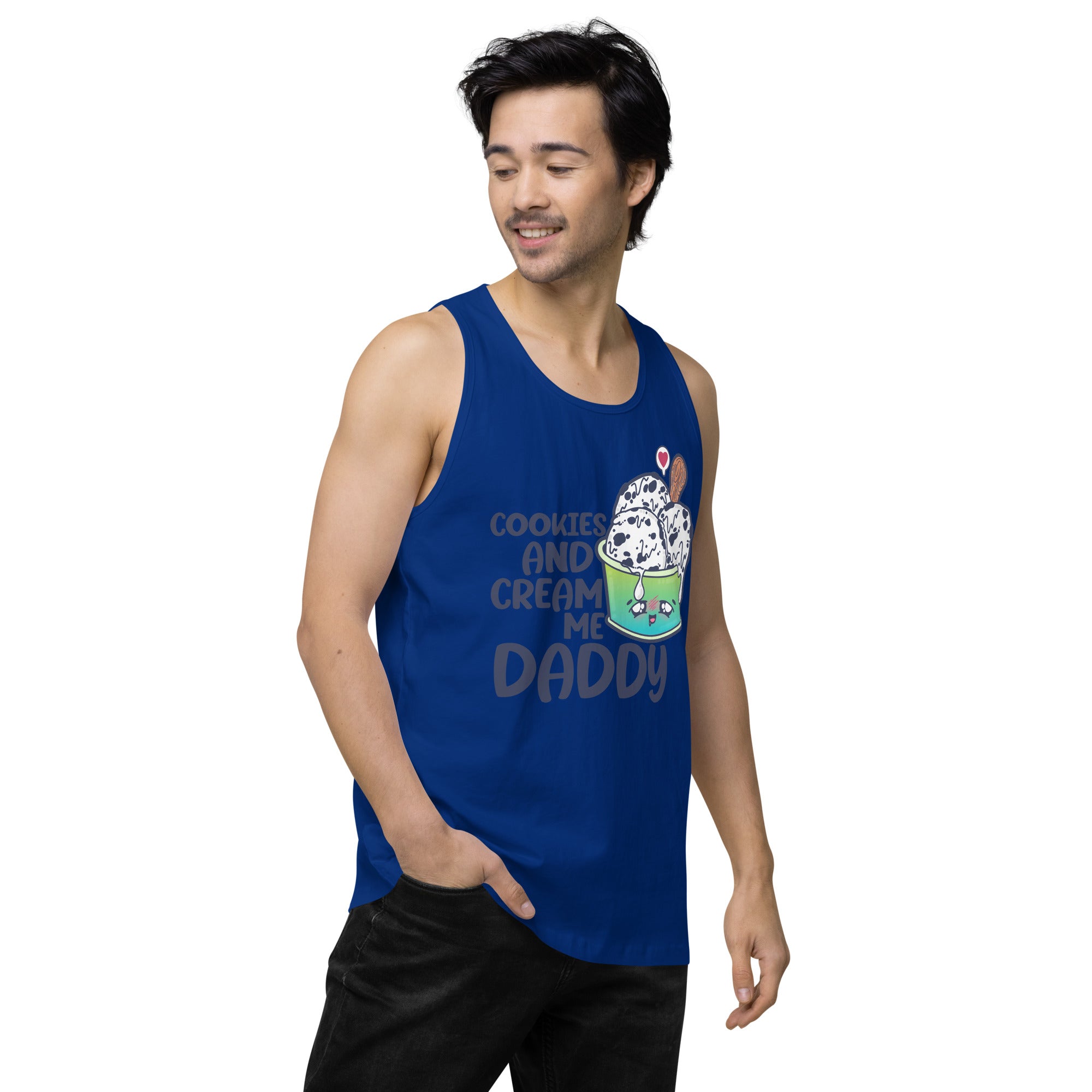 COOKIES AND CREAM ME DADDY - Tank Top - ChubbleGumLLC