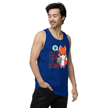 DOES THIS TASTE LIKE CYANIDE - Premium Tank Top - ChubbleGumLLC