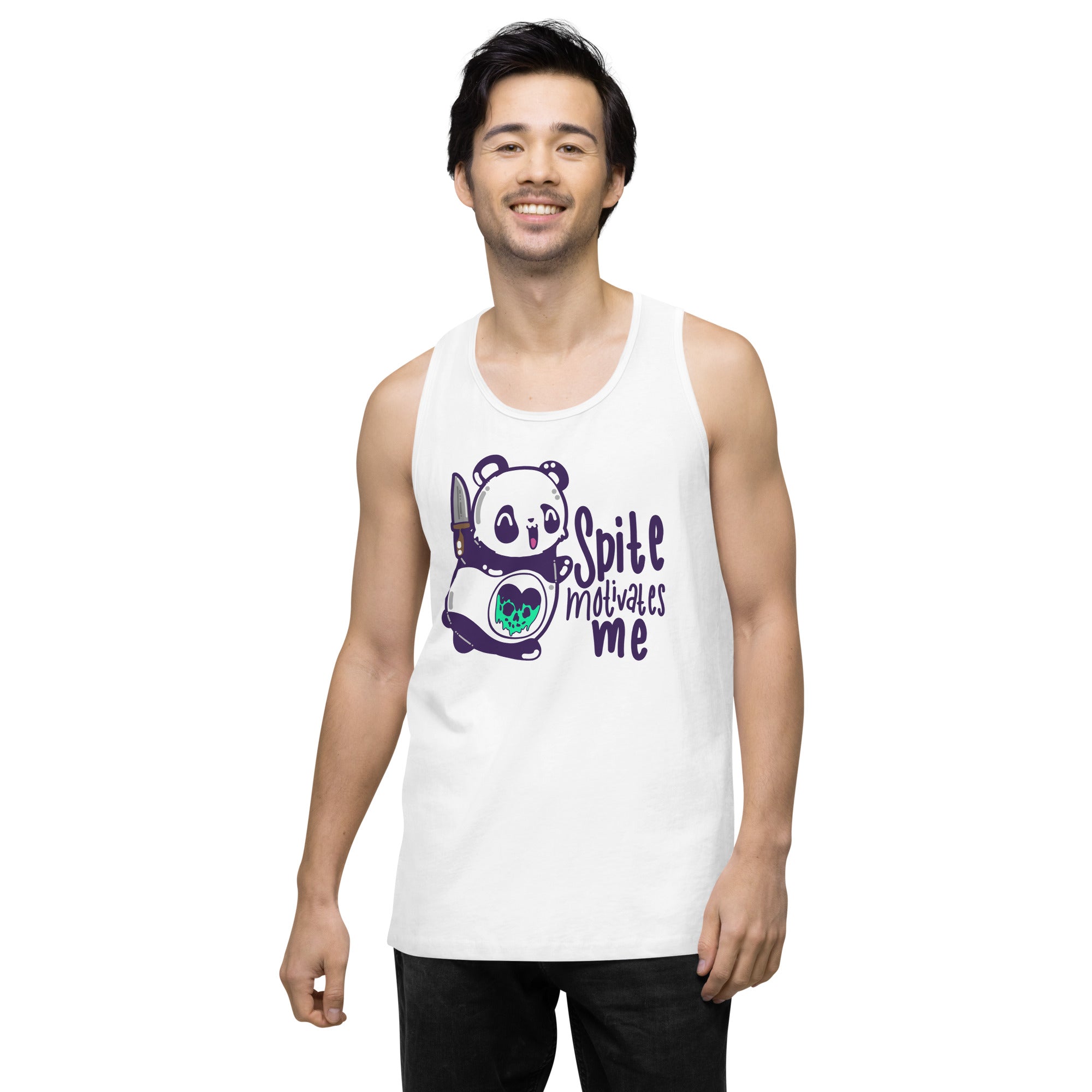 SPITE MOTIVATES ME - Premium Tank Top - ChubbleGumLLC