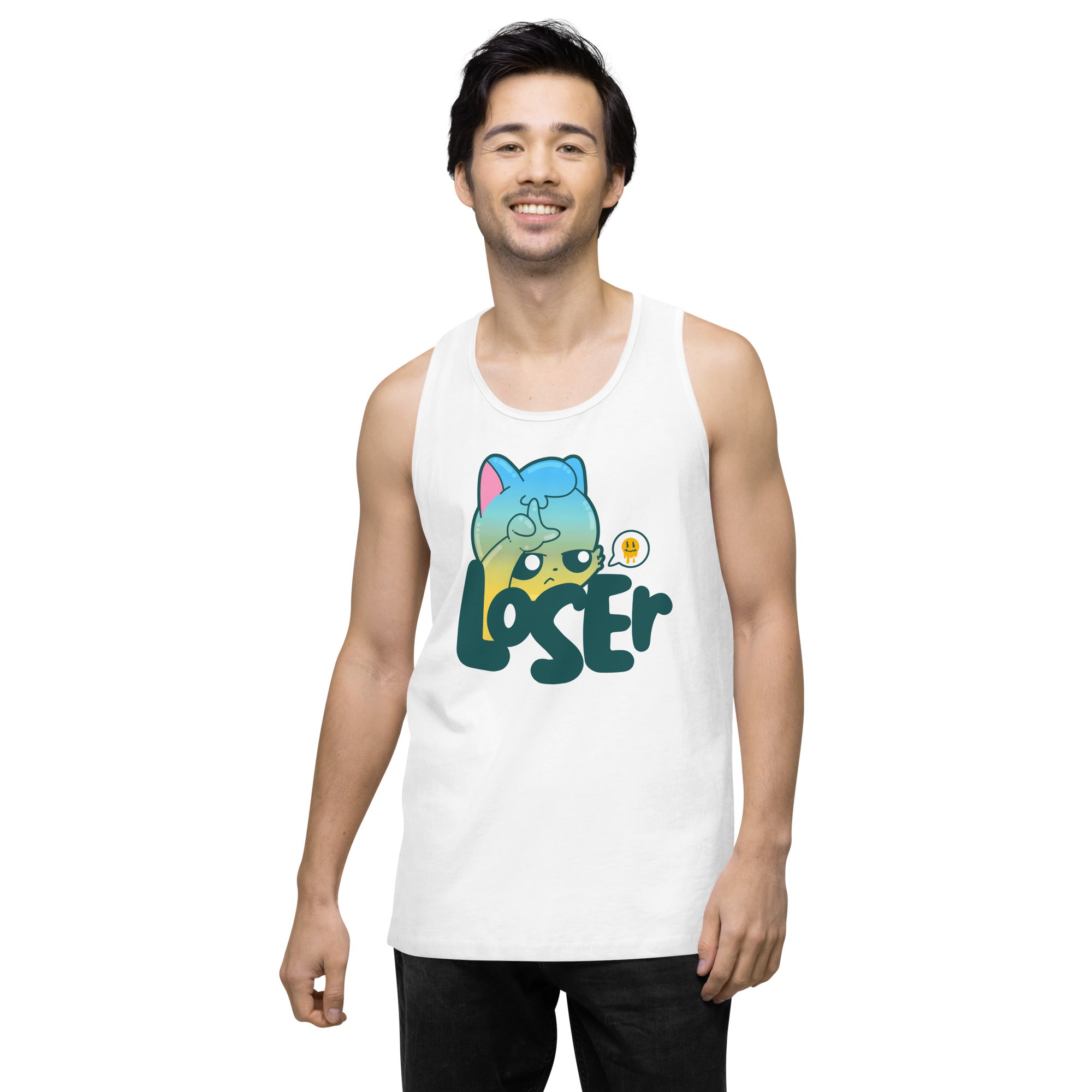 LOSER - Premium Tank Top - ChubbleGumLLC