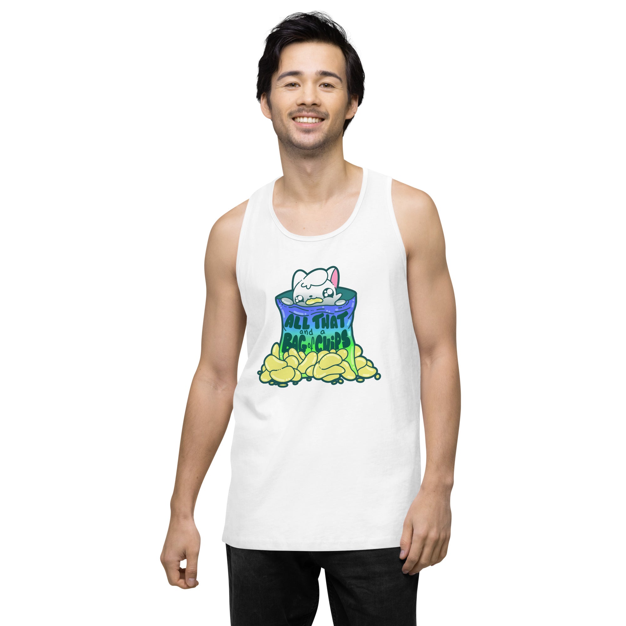 ALL THAT AND A BAG OF CHIPS - Premium Tank Top - ChubbleGumLLC