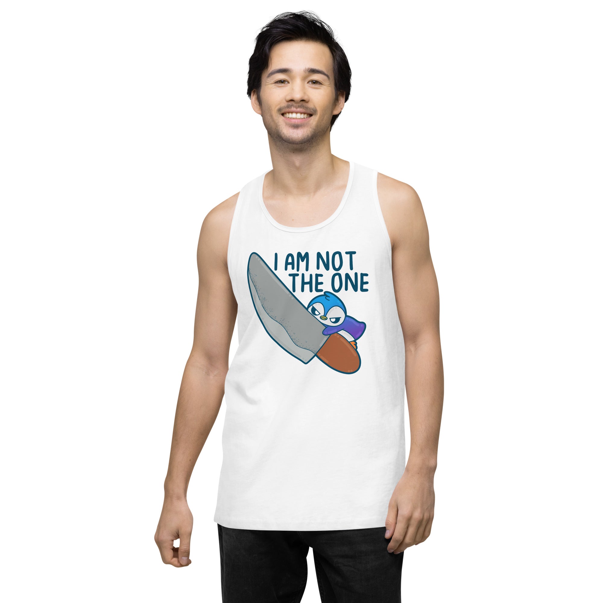 I AM NOT THE ONE - Premium Tank Top - ChubbleGumLLC