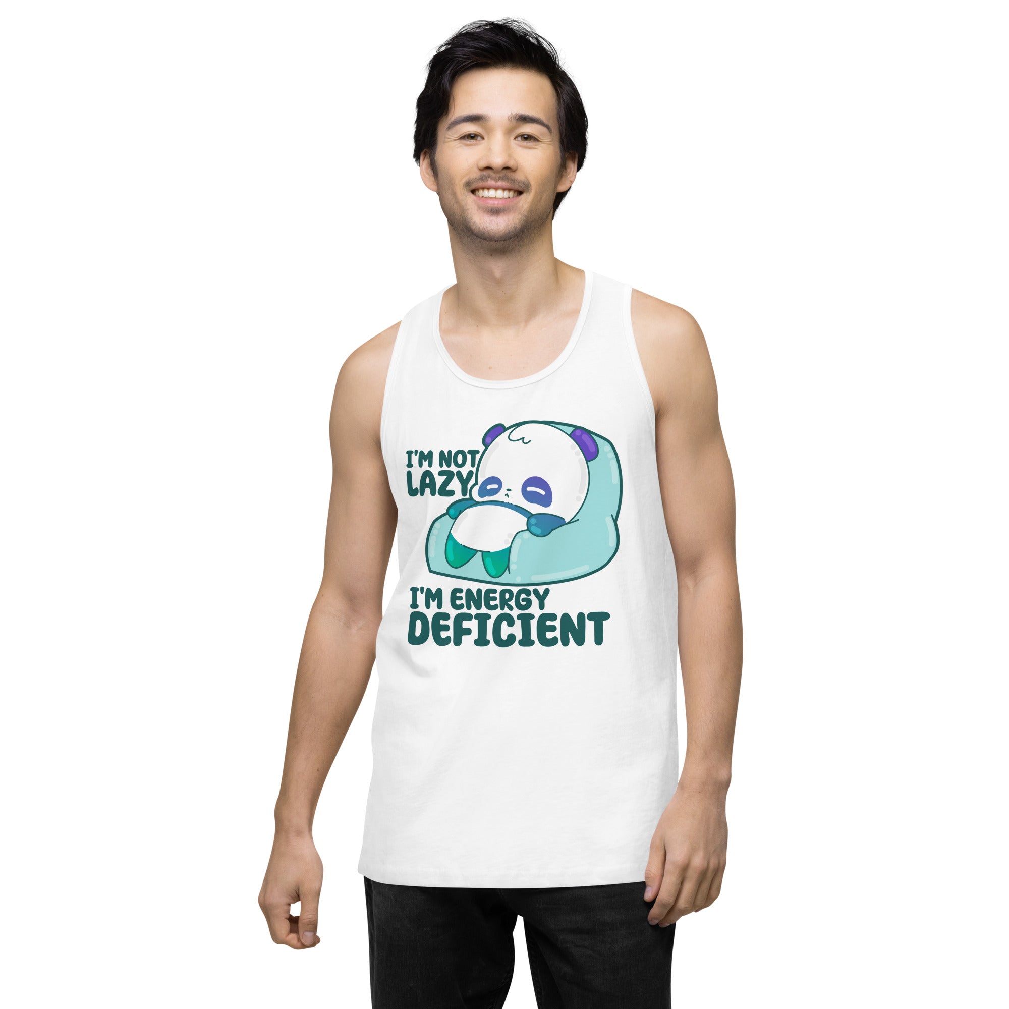 IM NOT LAZY - Premium Tank Top - ChubbleGumLLC