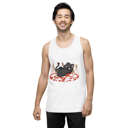 ALL HAIL LUCIPURR - Premium Tank Top - ChubbleGumLLC