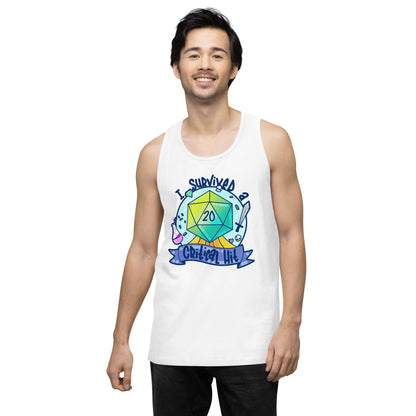 I SURVIVED A CRITICAL HIT - Tank Top - ChubbleGumLLC