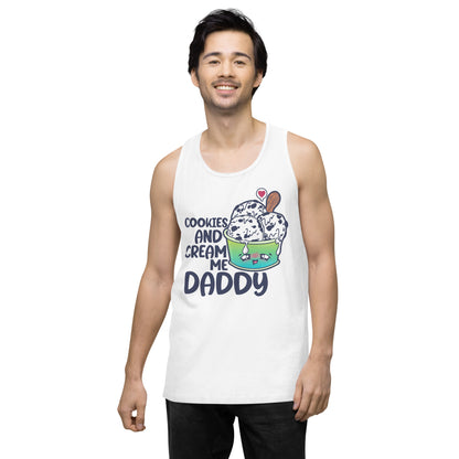 COOKIES AND CREAM ME DADDY - Tank Top - ChubbleGumLLC