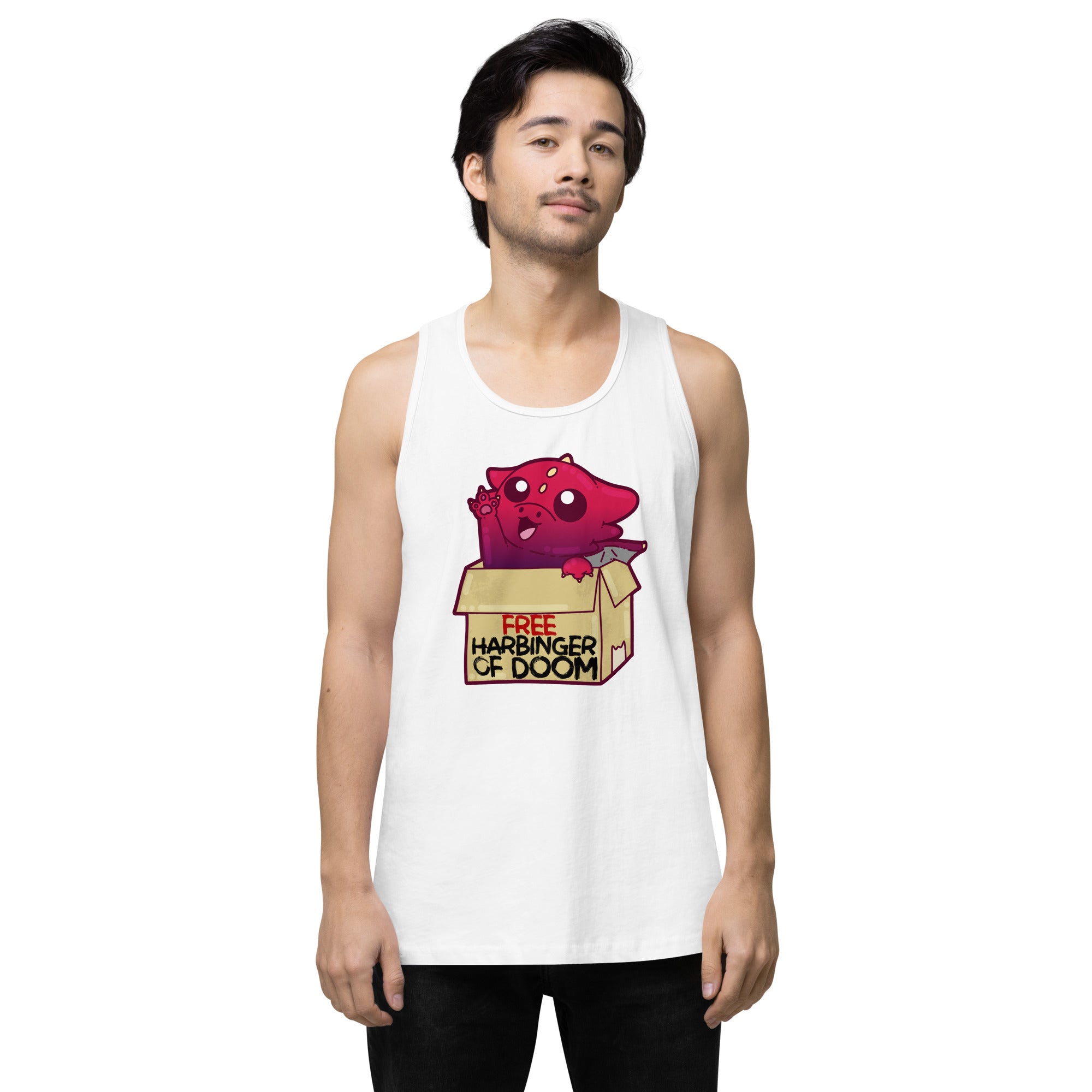 FREE HARBINGER OF DOOM - Premium Tank Top - ChubbleGumLLC