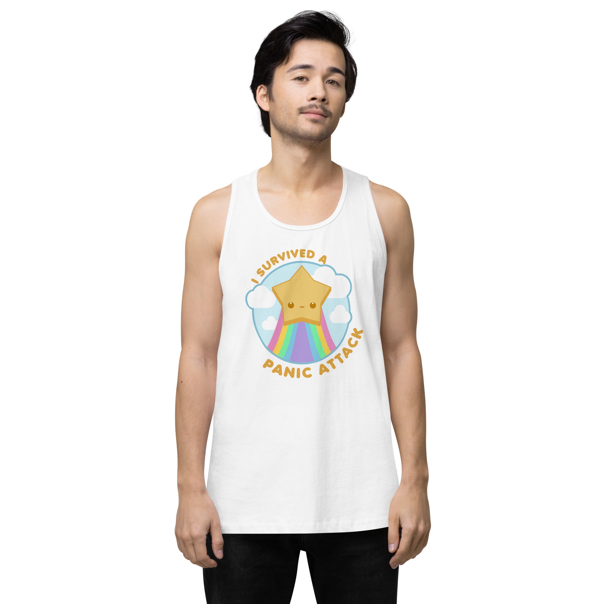 I SURVIVED A PANIC ATTACK - Premium Tank Top - ChubbleGumLLC